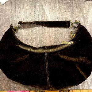 Diane Gail Brown Velvet Purse